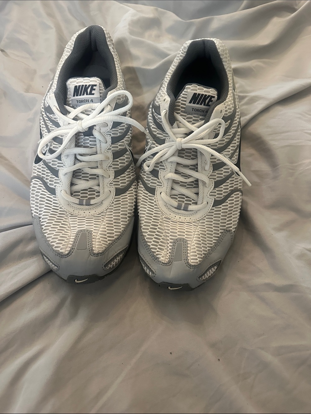 Nike Torch 4 Men's Athletic Sneakers - White & Gray